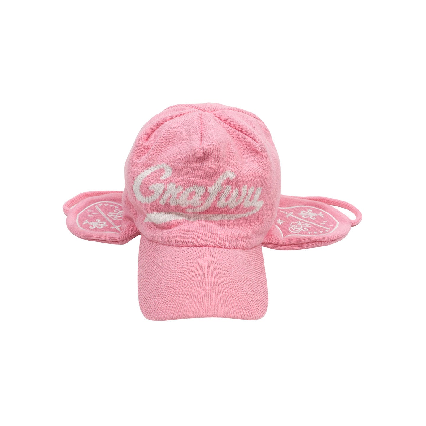 GRAF&WU Badge Embroidered Cycling Earflap Knitted Wool Hat | Winter Trapper Hat