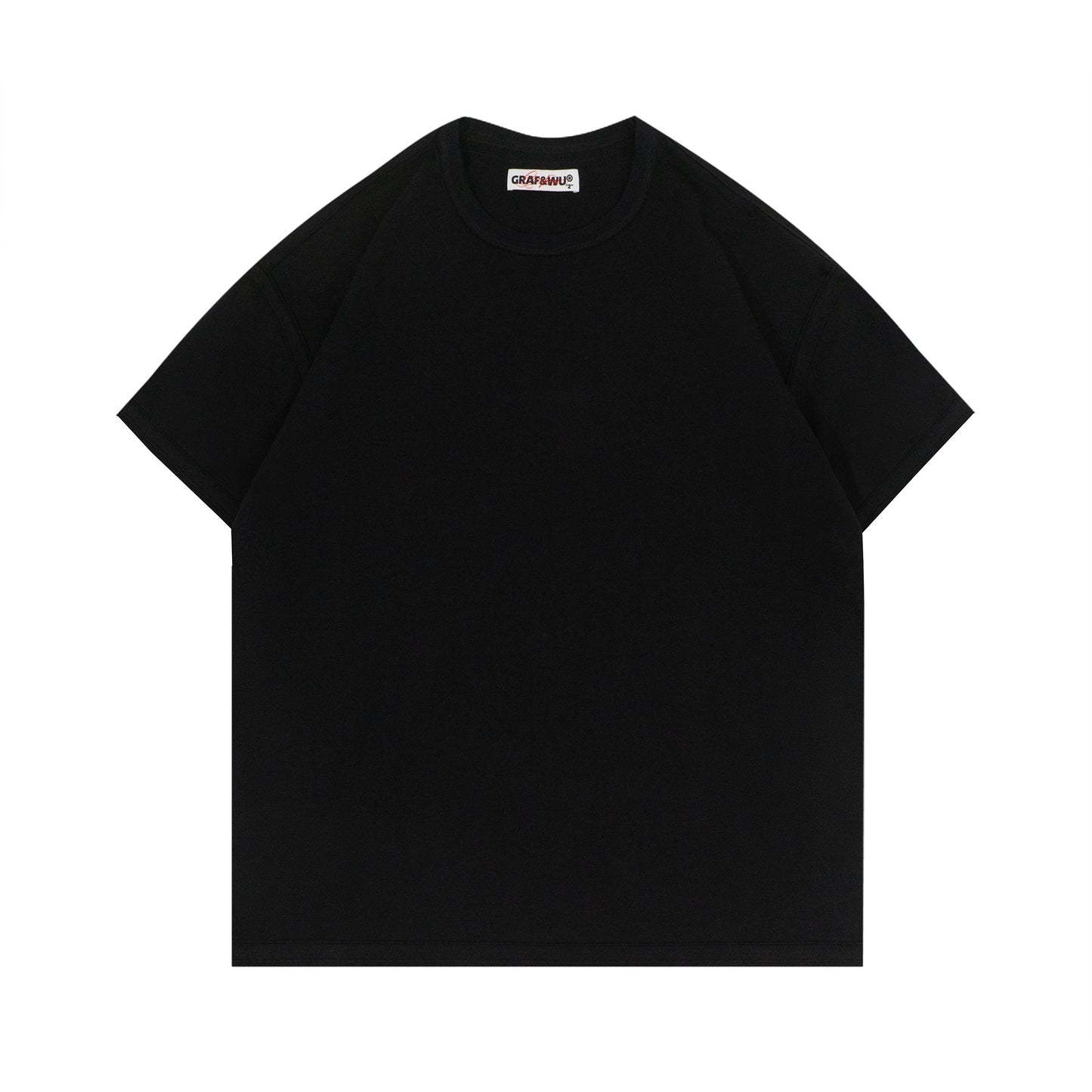 Reversible Sanded Cotton Linen Short Sleeve Basic Top, Boxy Fit | GRAF Original