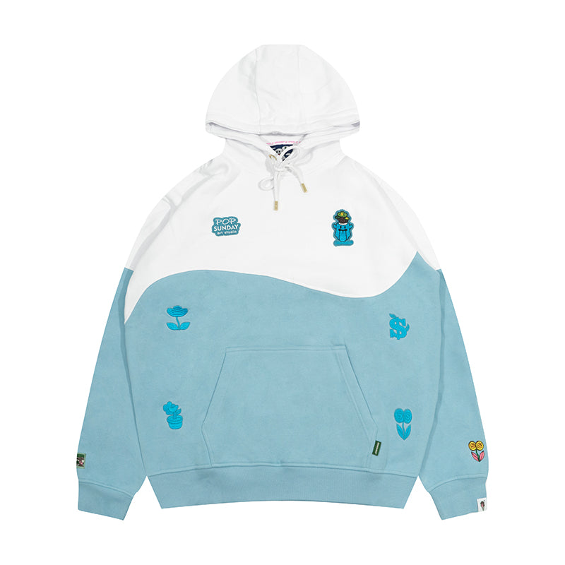GRAF&WU X POPSUNDAY Money Tree Cute Ghost Lucky Fortune Fleece Hoodie