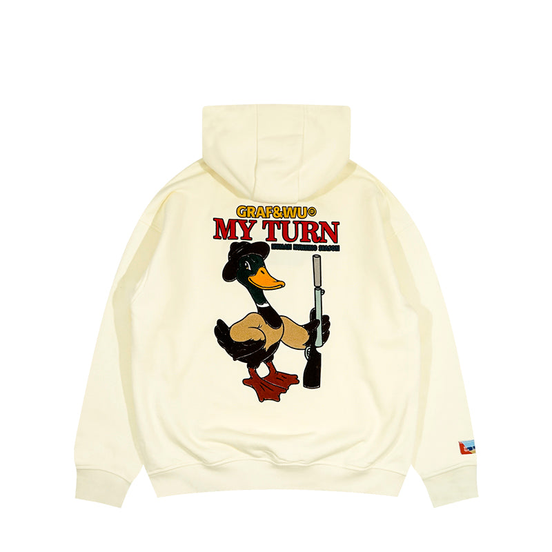 GRAF&WU MyTurn Hunting Series Duck Owl Fleece Hoodie