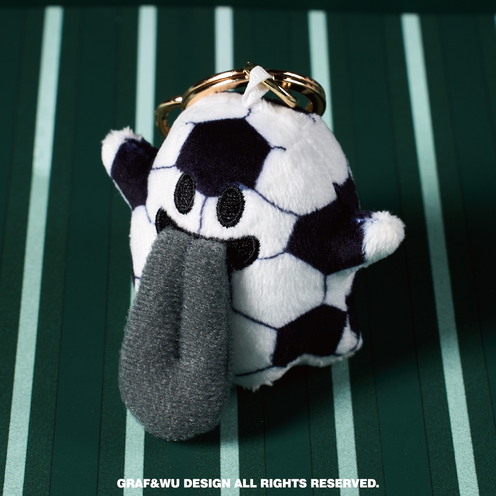GRAF&WU Mini Sports Ball Ghost Keychain