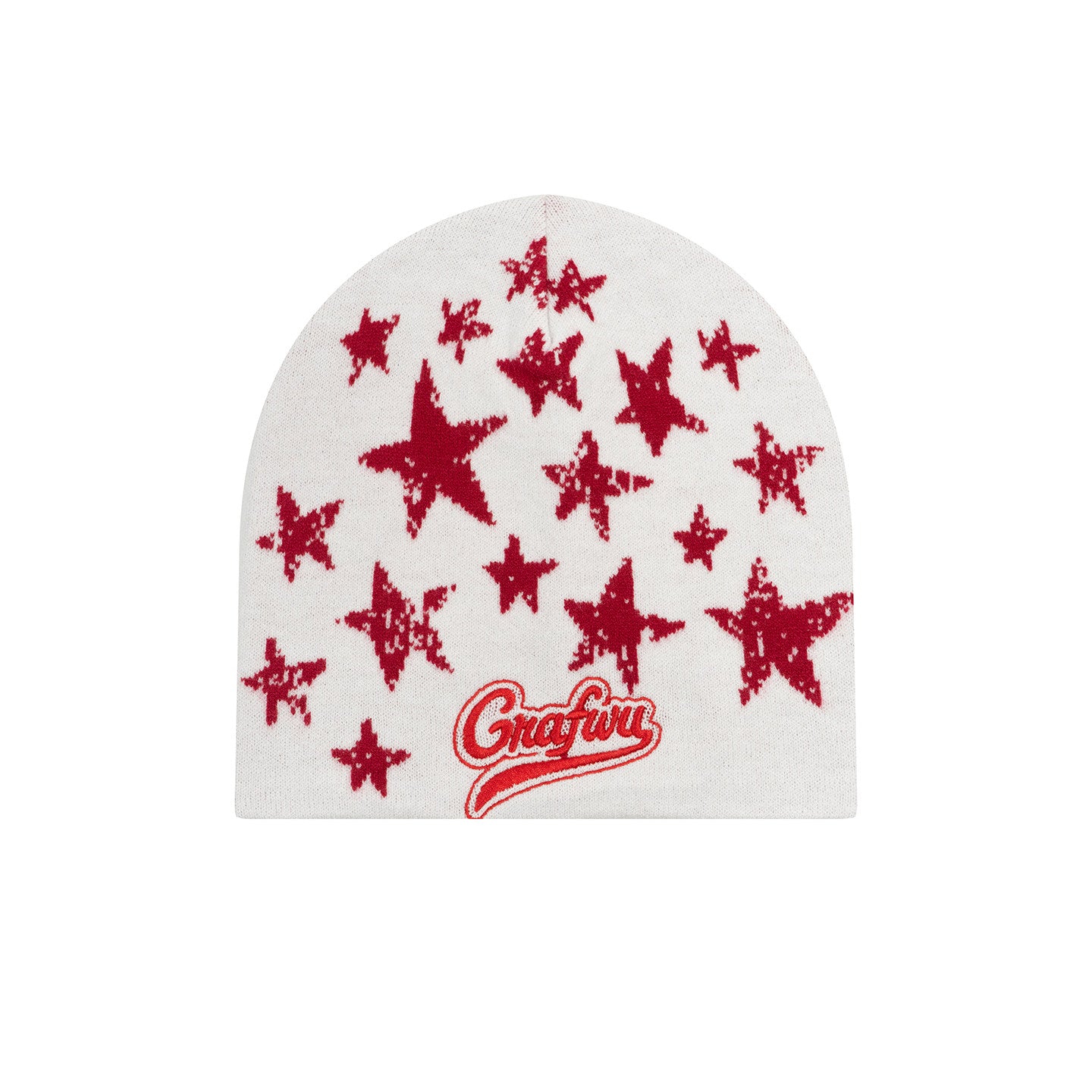 GRAF&WU Retro Star Design Trend Y2K Fashion Knitted Hat