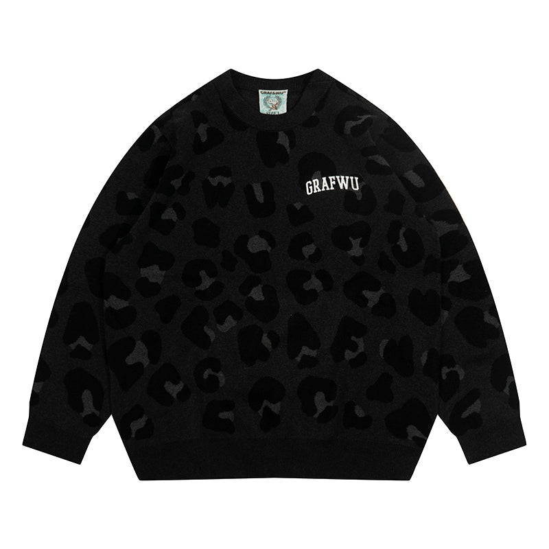 GRAF&WU Duck Hunting Multi-color Camouflage Knitted Sweater