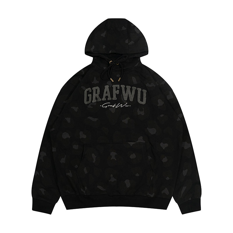 GRAF&WU Hidden Attack Multi-color Camouflage Oversize Hoodie