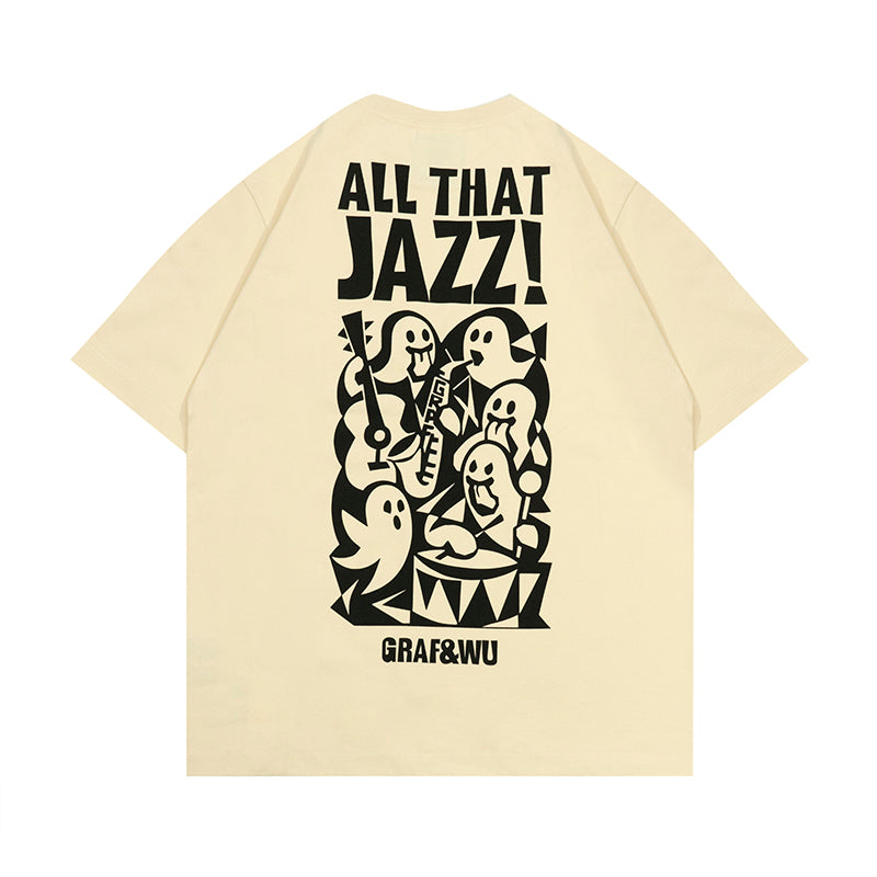 GRAF&WU Jazz! Cute Ghost T-Shirts