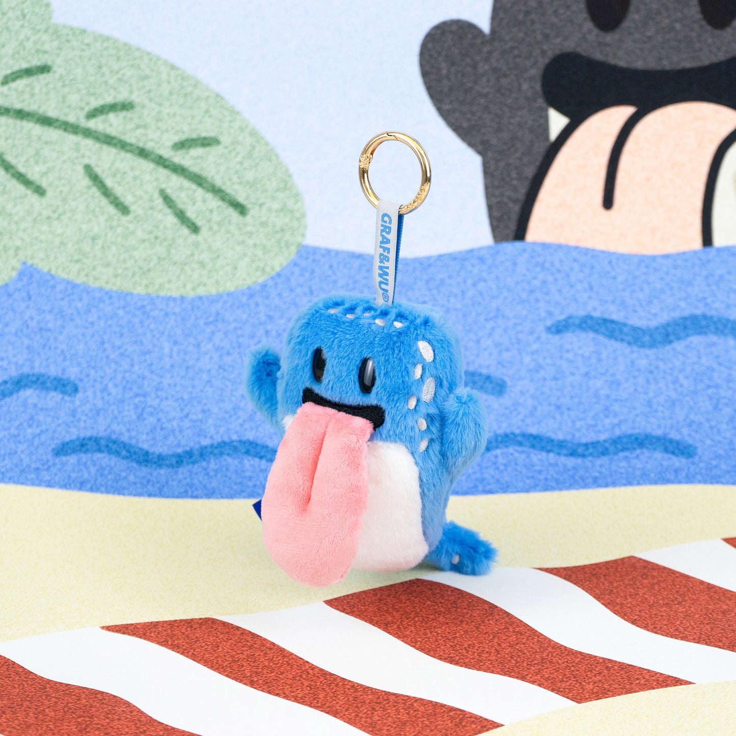 GRAF&WU Ocean Character Series Plush Bagcharm