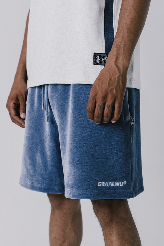 GRAFWU Flannel Fabric Comfortable Men Shorts