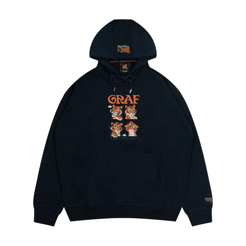 GRAF&WU StreetGossip 4 Series Devil Cat Tiger Fashion Hoodies