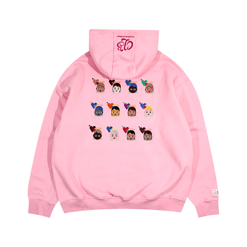 GRAF&WU Certified Lover Baby Embroidered Loose Fleece Hoodie