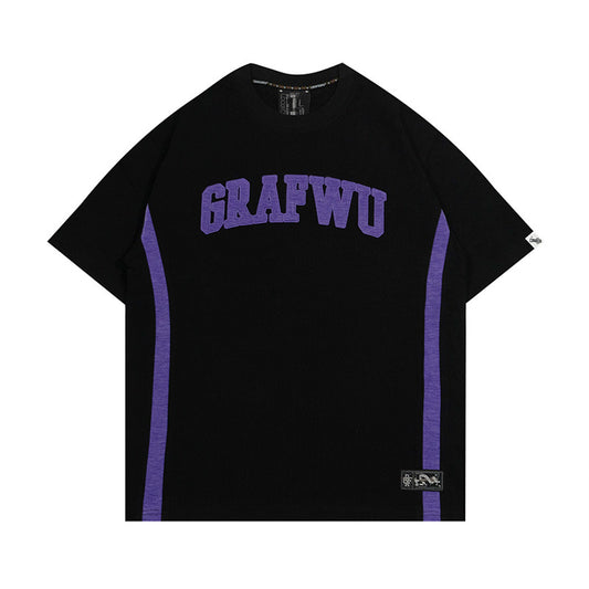 GRAF&WU Brand Letter Fashion Streetwear T-shirt
