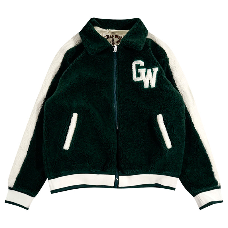 GRAF&WU Polar Fleece Coat Extra Thick Warm Unisex Jacket