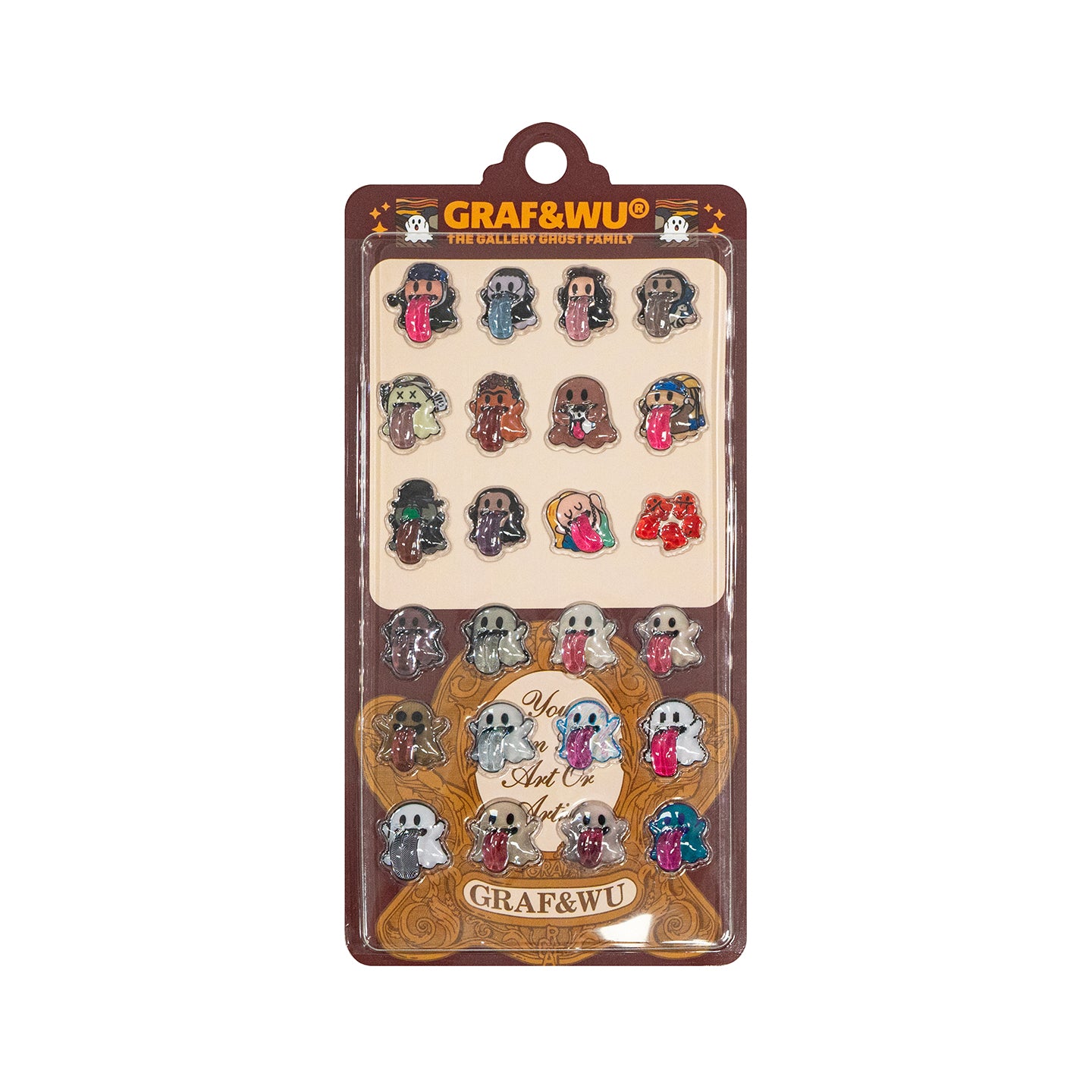 GRAF&WU 3D Embossed Mobile Phone Computer Stickers