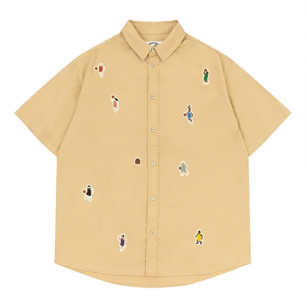 GRAF&WU Sports Giraffe Mini Embroidered T-Shirt