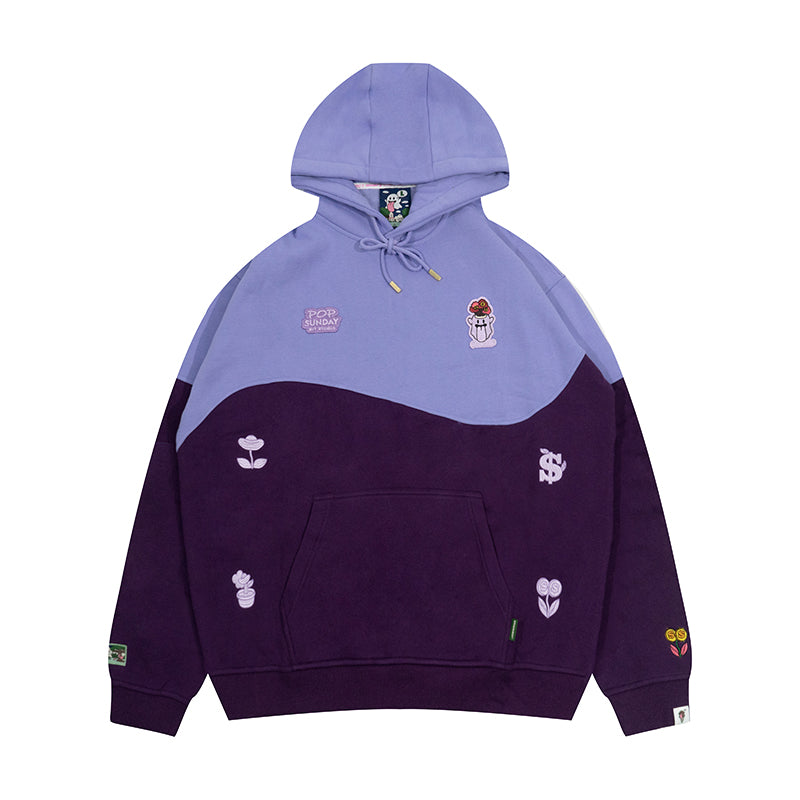 GRAF&WU X POPSUNDAY Money Tree Cute Ghost Lucky Fortune Fleece Hoodie