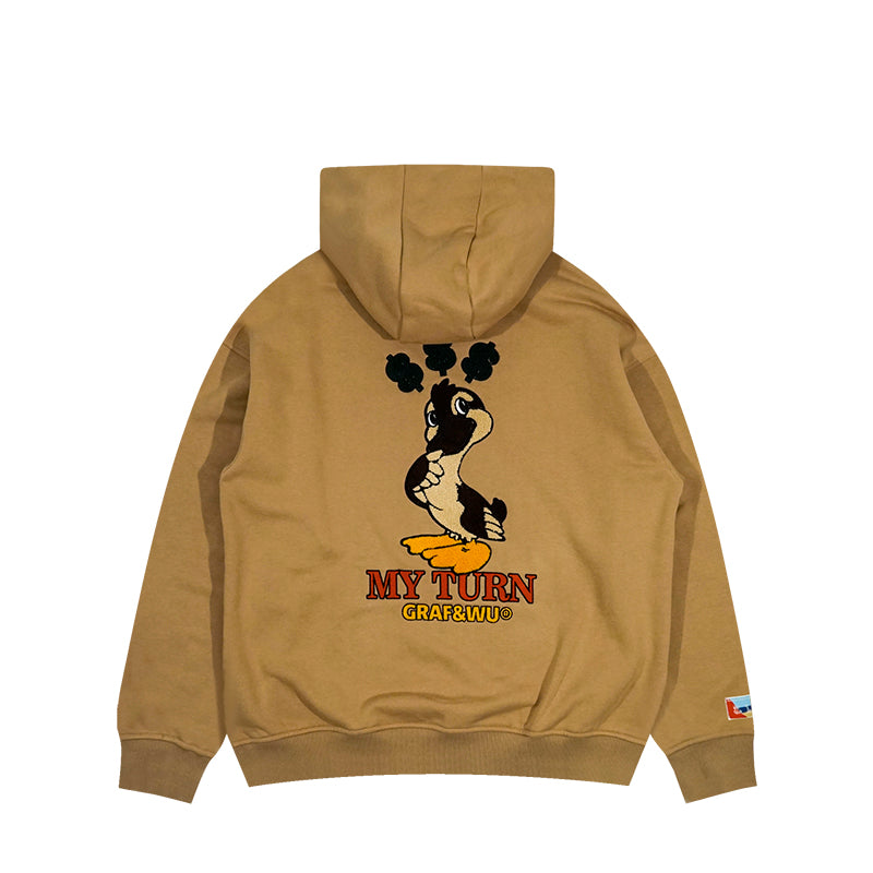 GRAF&WU MyTurn Hunting Series Duck Owl Fleece Hoodie
