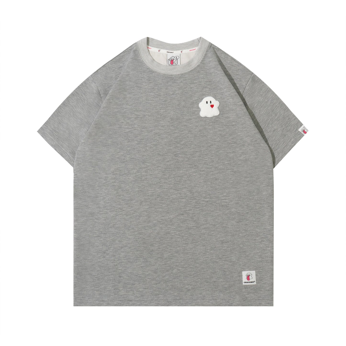 GRAF&WU Fashion Booghost Character Couple T-Shirt Valentine's Day Gifts