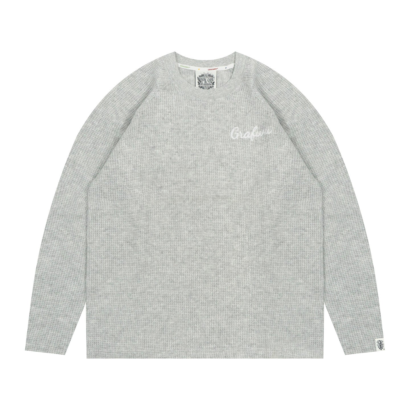 GRAF&WU Fashion Streetwear Cashmere Cozy Long-Sleeved Shirt