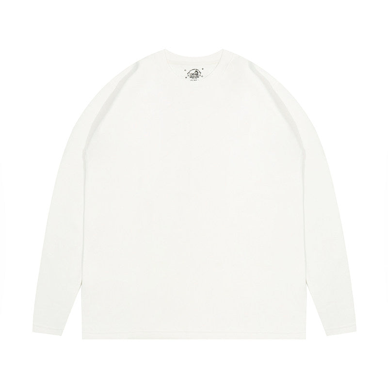 GRAF&WU Essential Slim Fit Long Sleeve Tee | Unisex Basic Streetwear
