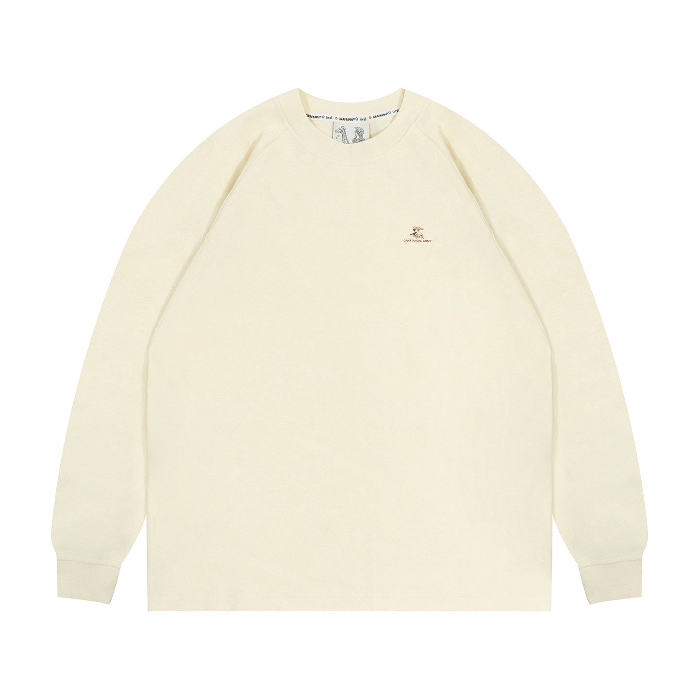 GRAF&WU Mini Angle Cute Ghost Giraffe Cotton Long-sleeved Shirt