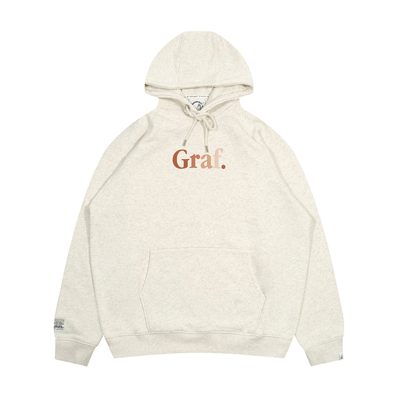 GRAF&WU Gradient Graf Fleece Oversized Streetwear Hoodie