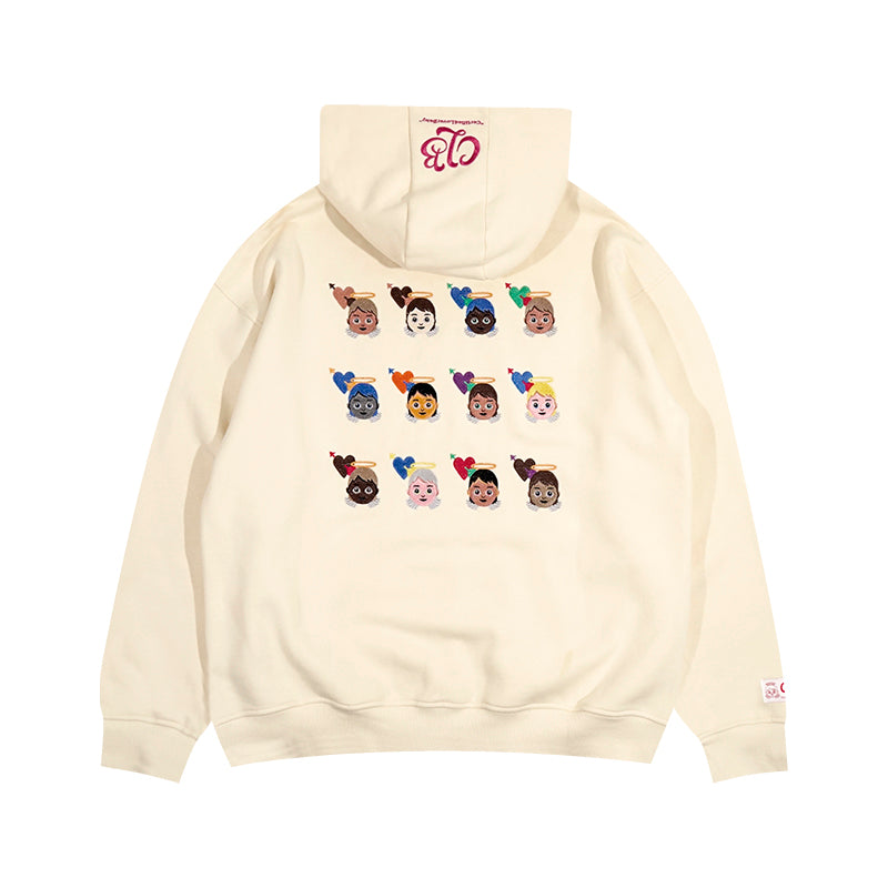 GRAF&WU Certified Lover Baby Embroidered Loose Fleece Hoodie
