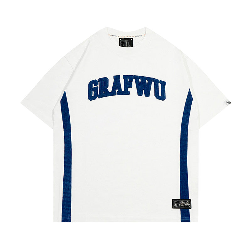 GRAF&WU Brand Letter Fashion Streetwear T-shirt