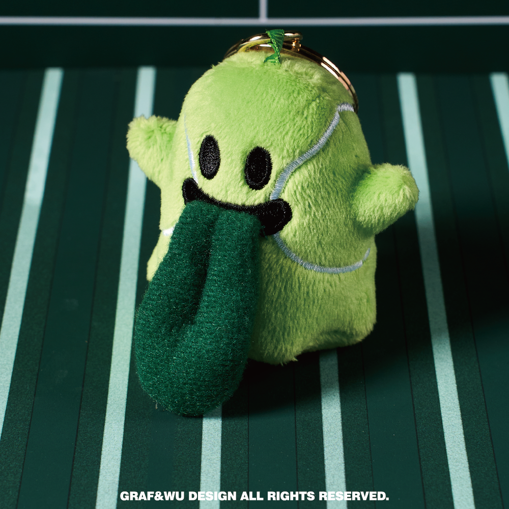 GRAF&WU Mini Sports Ball Ghost Keychain
