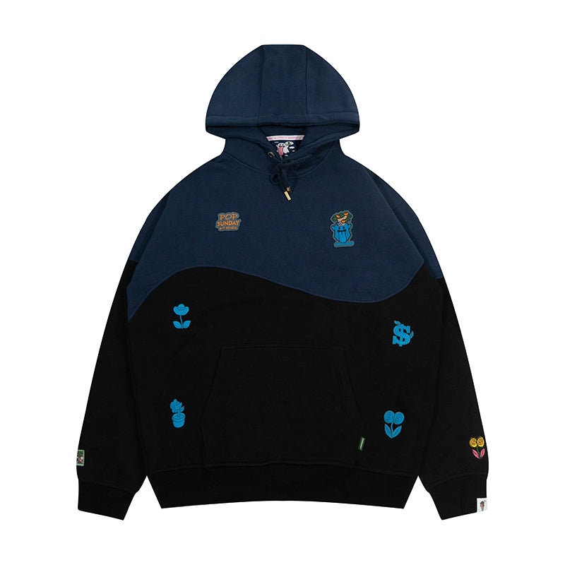 GRAF&WU X POPSUNDAY Money Tree Cute Ghost Lucky Fortune Fleece Hoodie