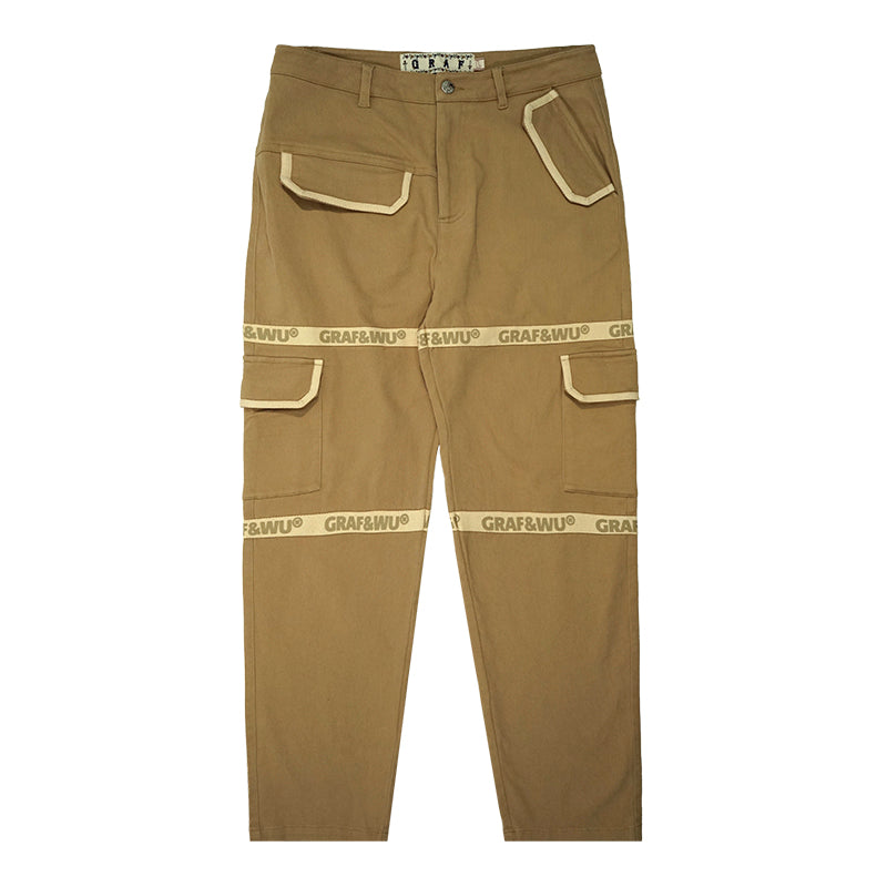 GRAFWU Retro Old School Canvas Trousers