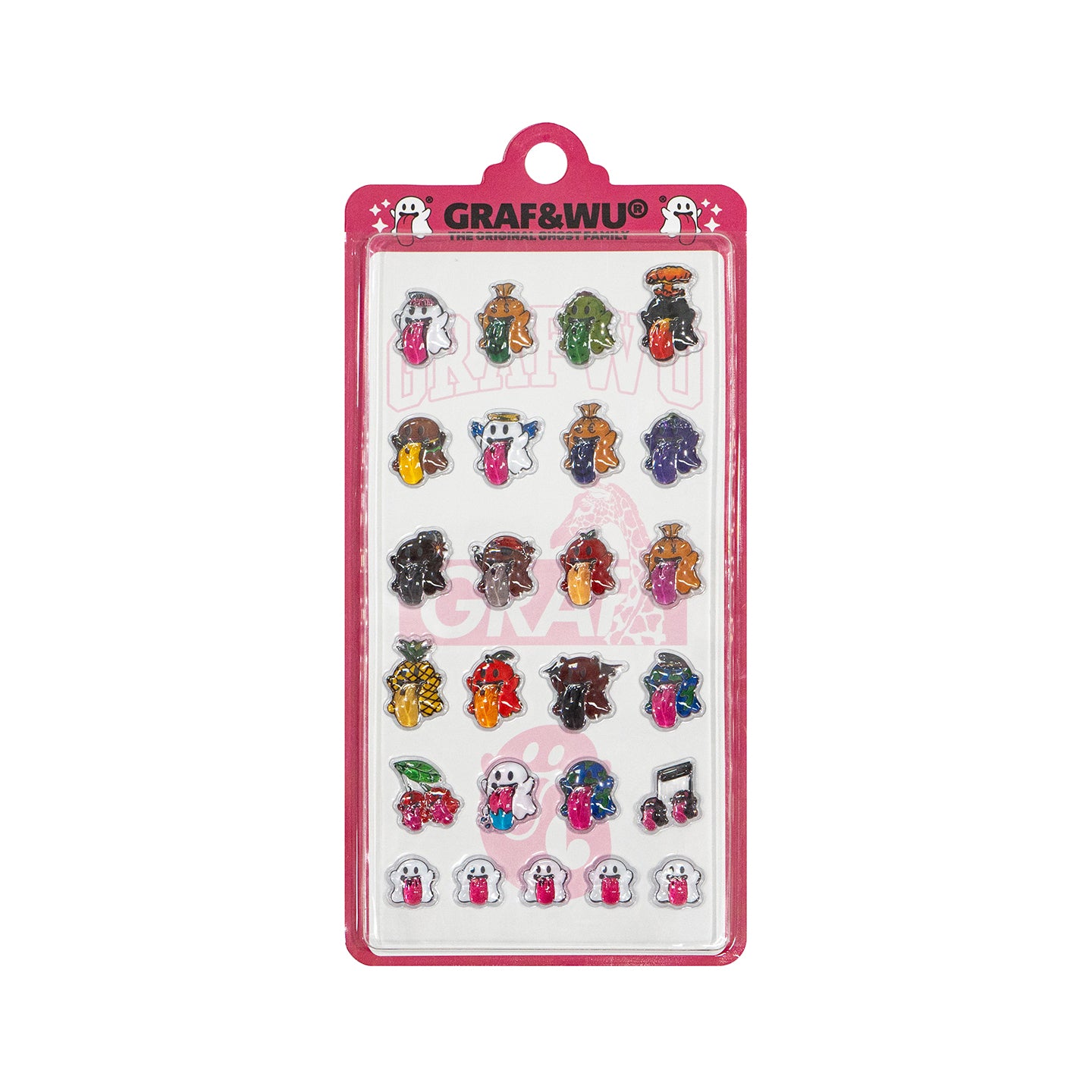 GRAF&WU 3D Embossed Mobile Phone Computer Stickers