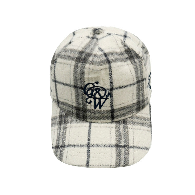 GRAF&WU 3D Embroidered Retro Wool Baseball Cap