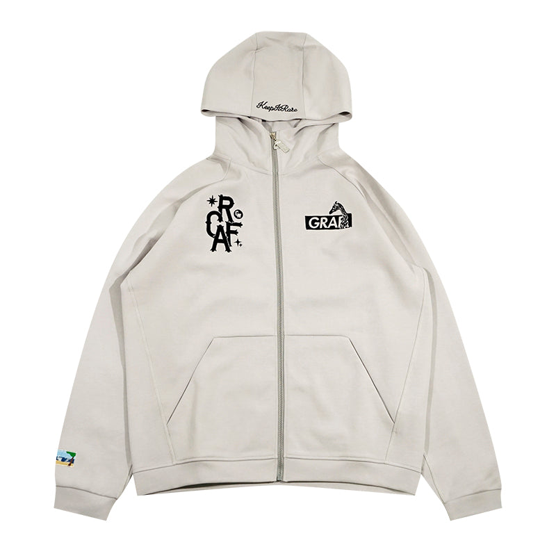 GRAF&WU Fashion casual Hoodie UK Drip Thin autumn sports cardigan coat