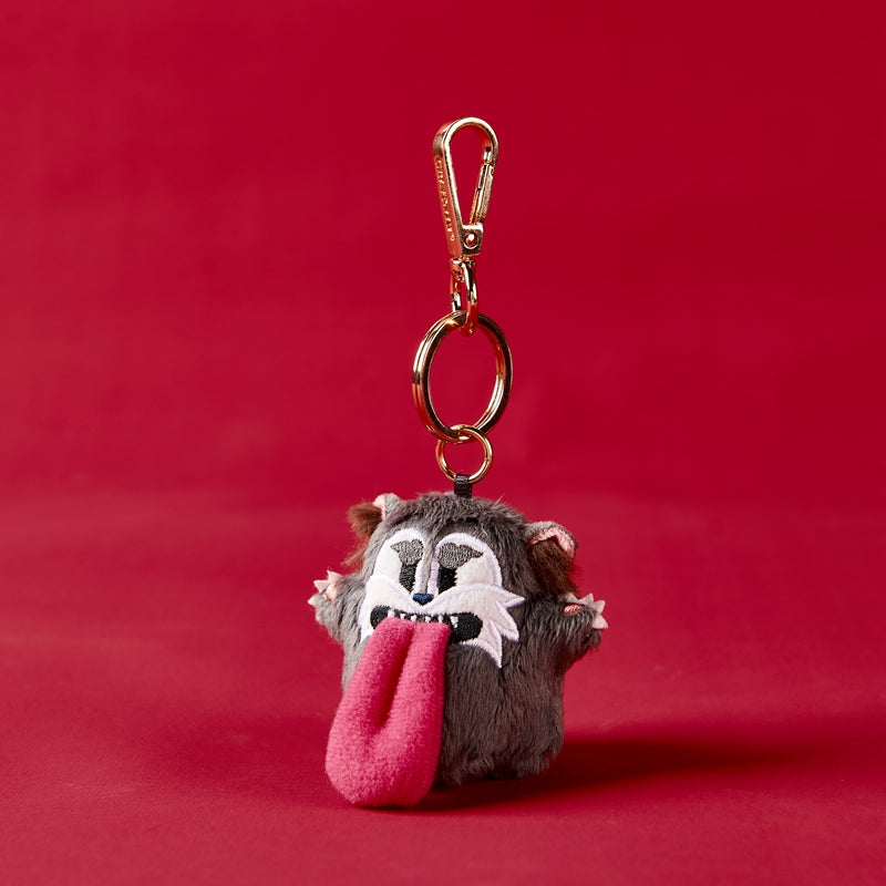 GRAFWU Halloween Keychains Mini Shining Snow Monster Zombie Witch Trendy Bag Charms for Men Women Teens