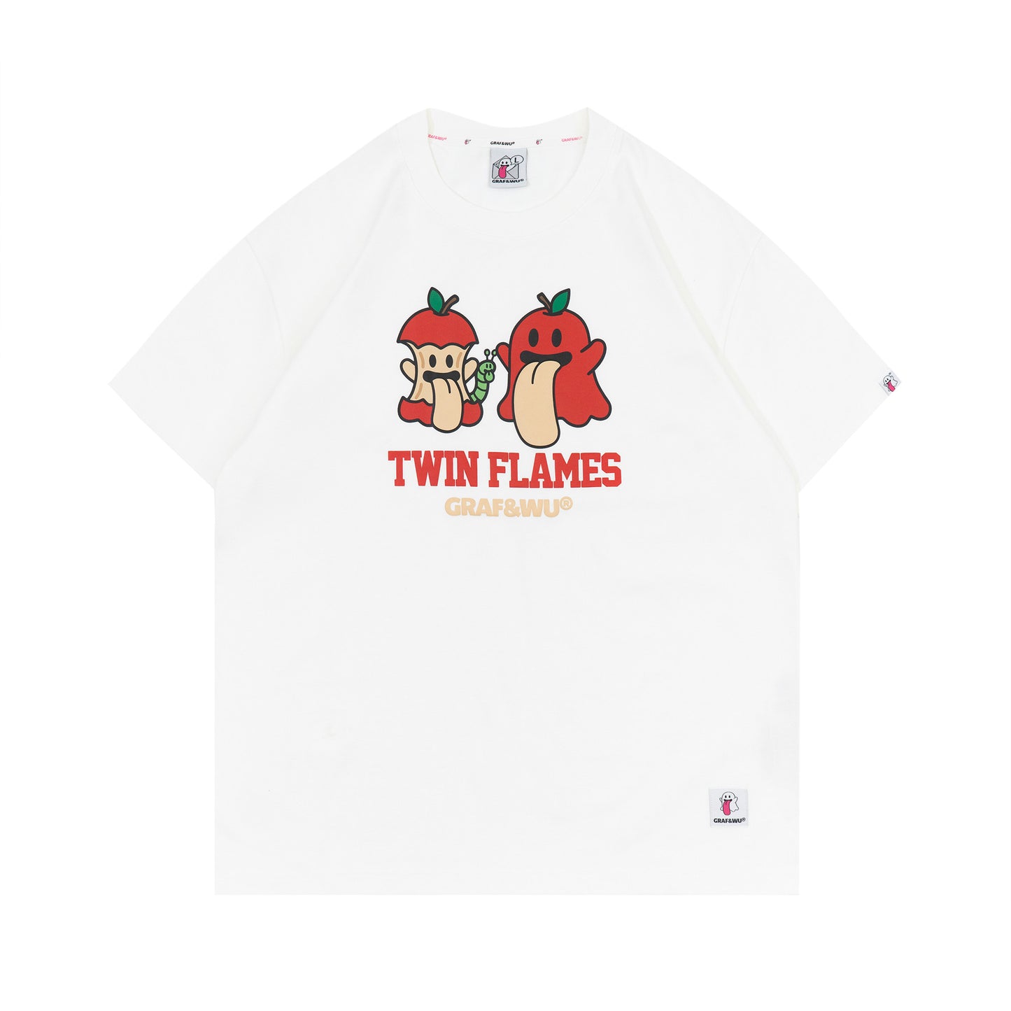 GRAF&WU TwinFlames Soul Mirror Ghost Couple T-Shirt