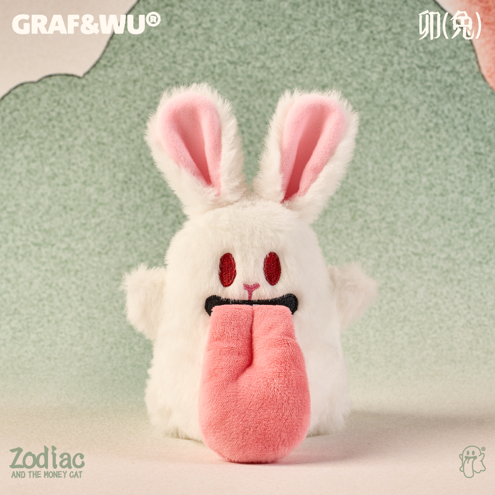 GRAF&WU Maneki-neko 12 Zodiac Signs Trend Bag Charm Plush Dolls