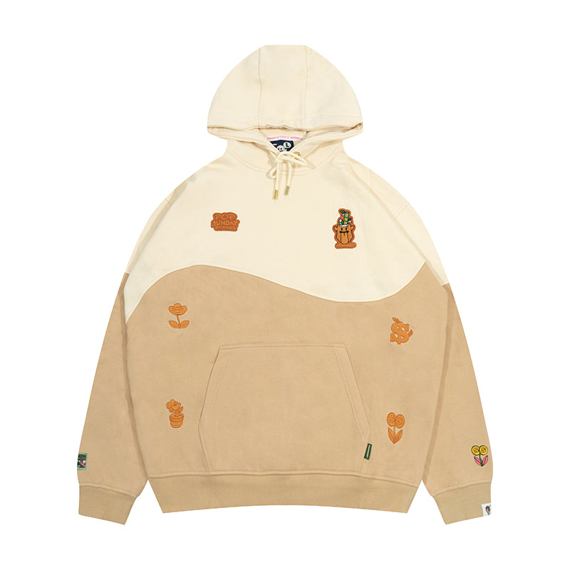 GRAF&WU X POPSUNDAY Money Tree Cute Ghost Lucky Fortune Fleece Hoodie