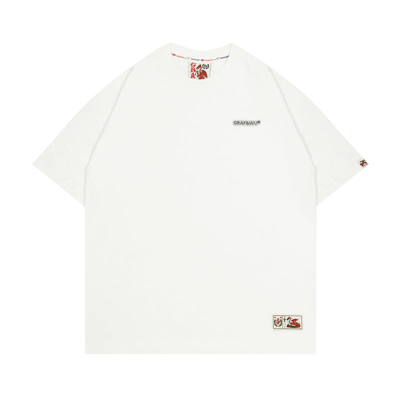 GRAF&WU Street Casual Solid T-Shirt