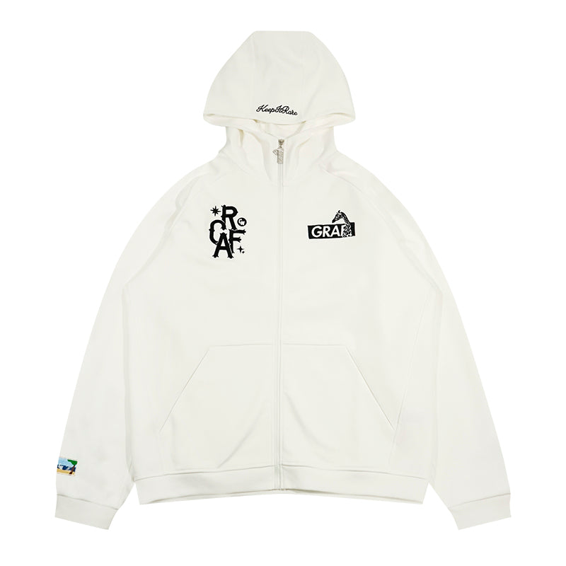 GRAF&WU Fashion casual Hoodie UK Drip Thin autumn sports cardigan coat