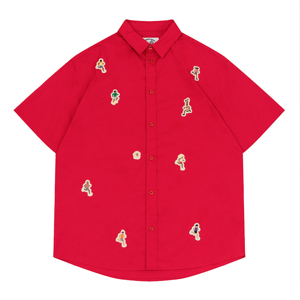 GRAF&WU Sports Giraffe Mini Embroidered T-Shirt