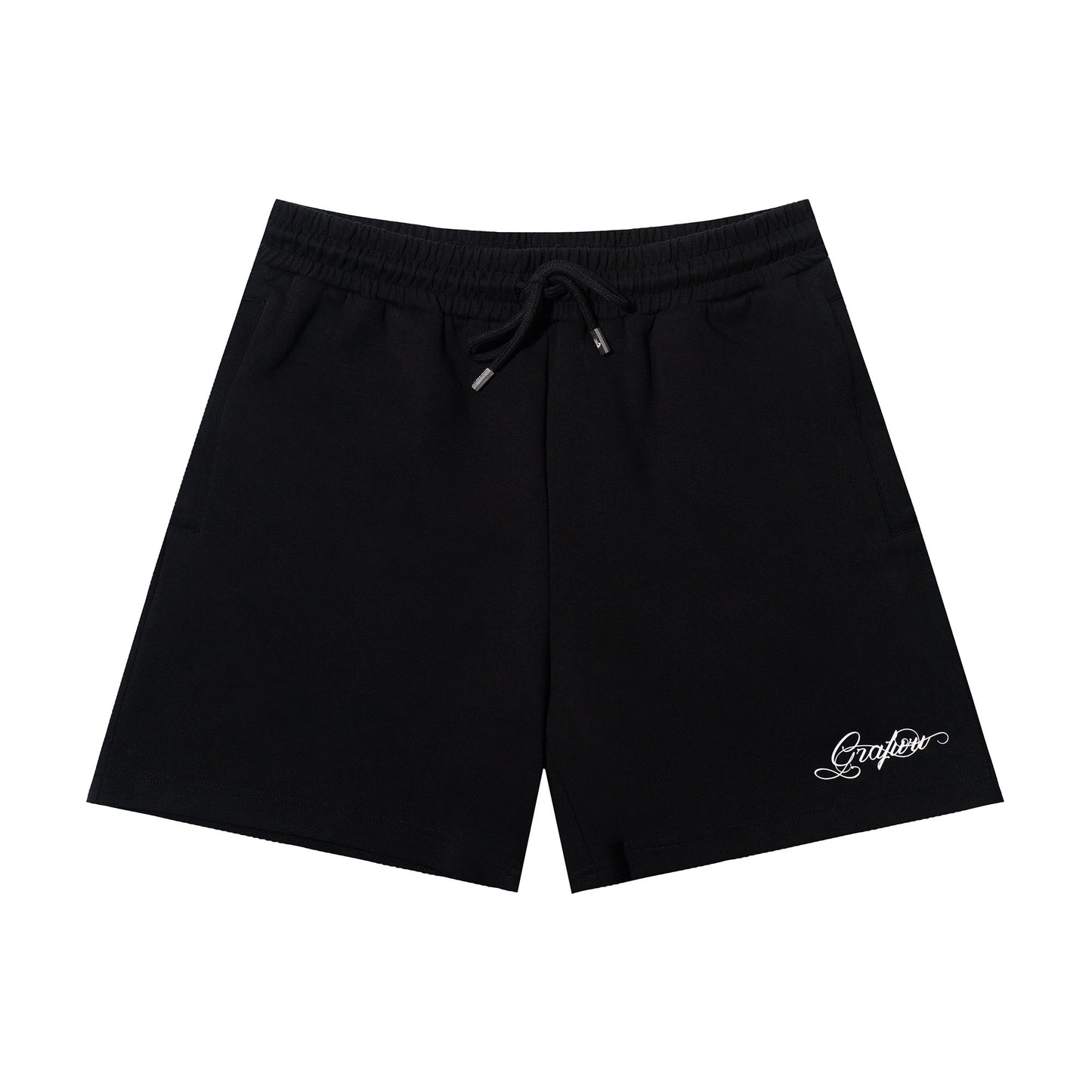 GRAF&WU Letter Print Quick-Drying Cooling Cotton Comfort Shorts