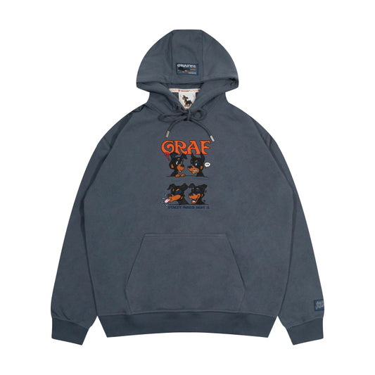 GRAF&WU Street Gossip Series Angel Bunny Doberman Hoodie