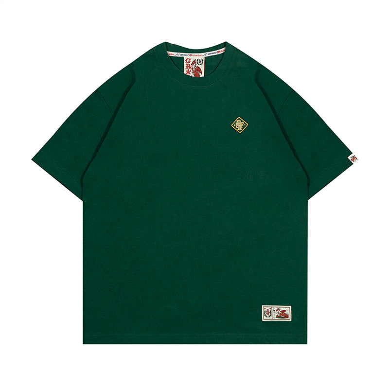 GRAFWU Square Colorful Graf Letter Embroidery T-Shirts
