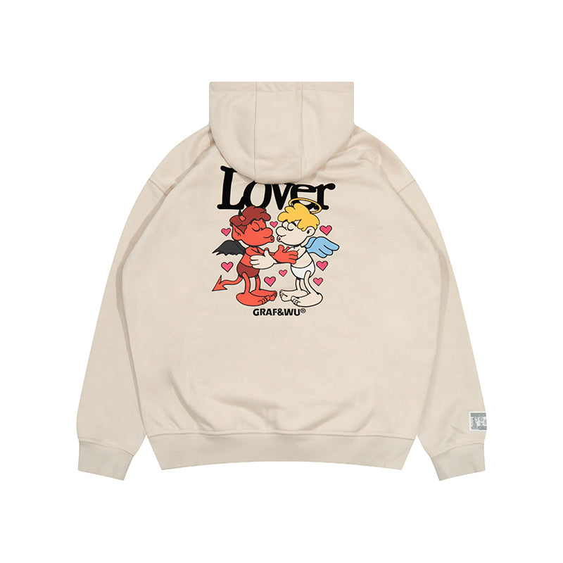 GRAF&WU 9 Relationships Love Family Friend Fleece Hoodie