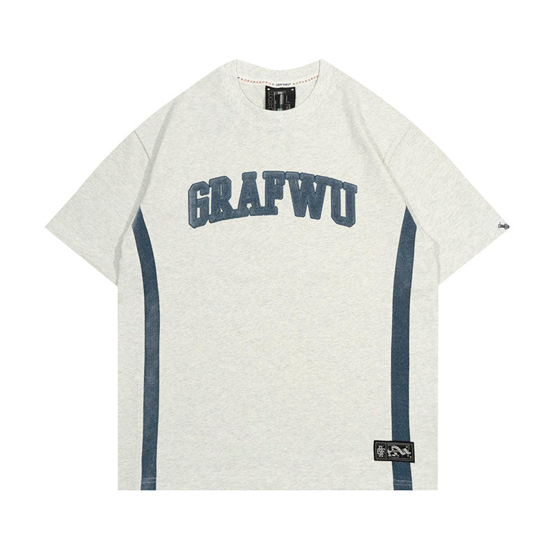 GRAF&WU Brand Letter Fashion Streetwear T-shirt