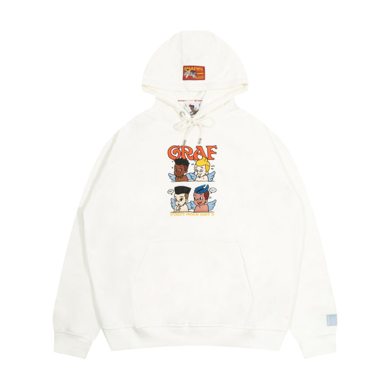 GRAF&WU Street Gossip Series Angel Bunny Doberman Hoodie