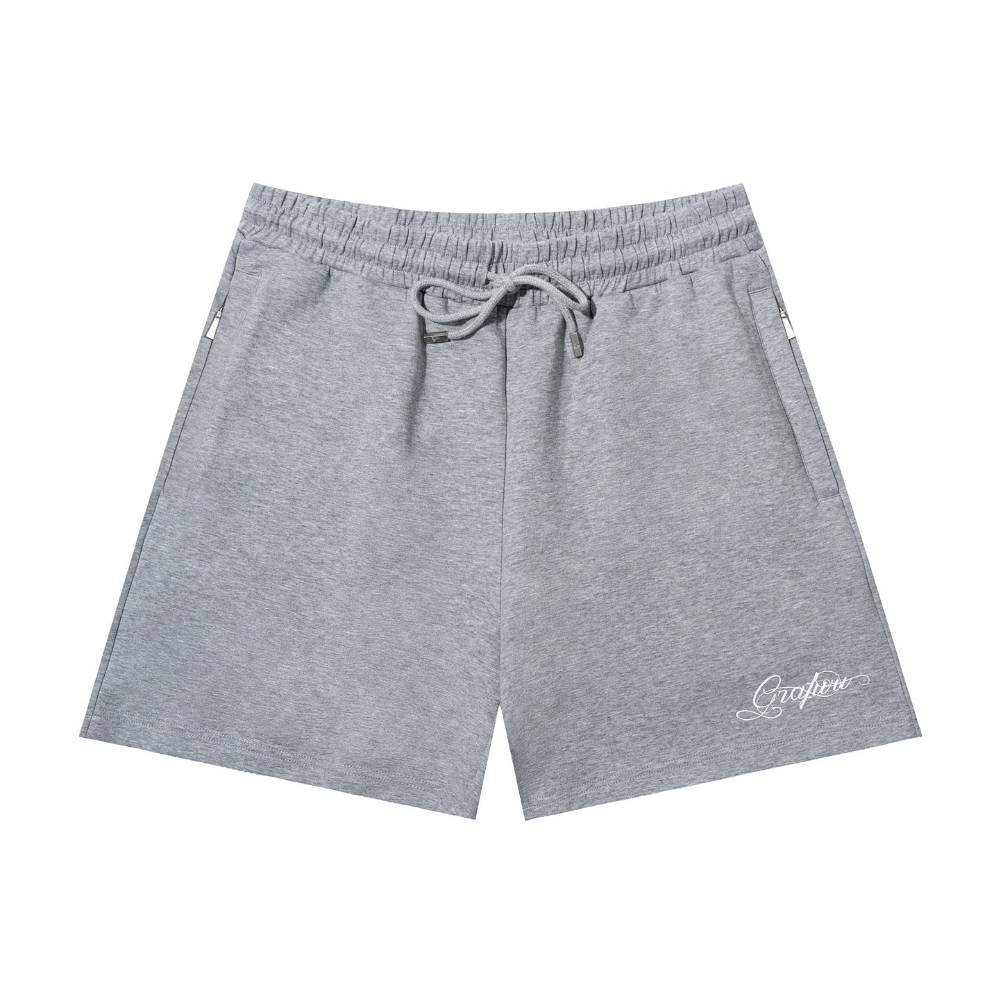 GRAF&WU Letter Print Quick-Drying Cooling Cotton Comfort Shorts
