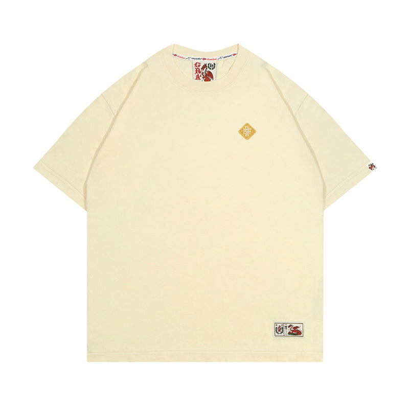 GRAFWU Square Colorful Graf Letter Embroidery T-Shirts