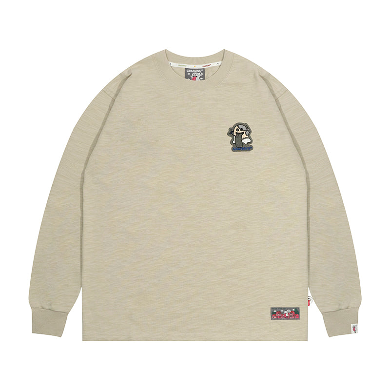 GRAF&WU Halloween Godzilla Unicorn Cute Ghost Long-sleeve Shirt