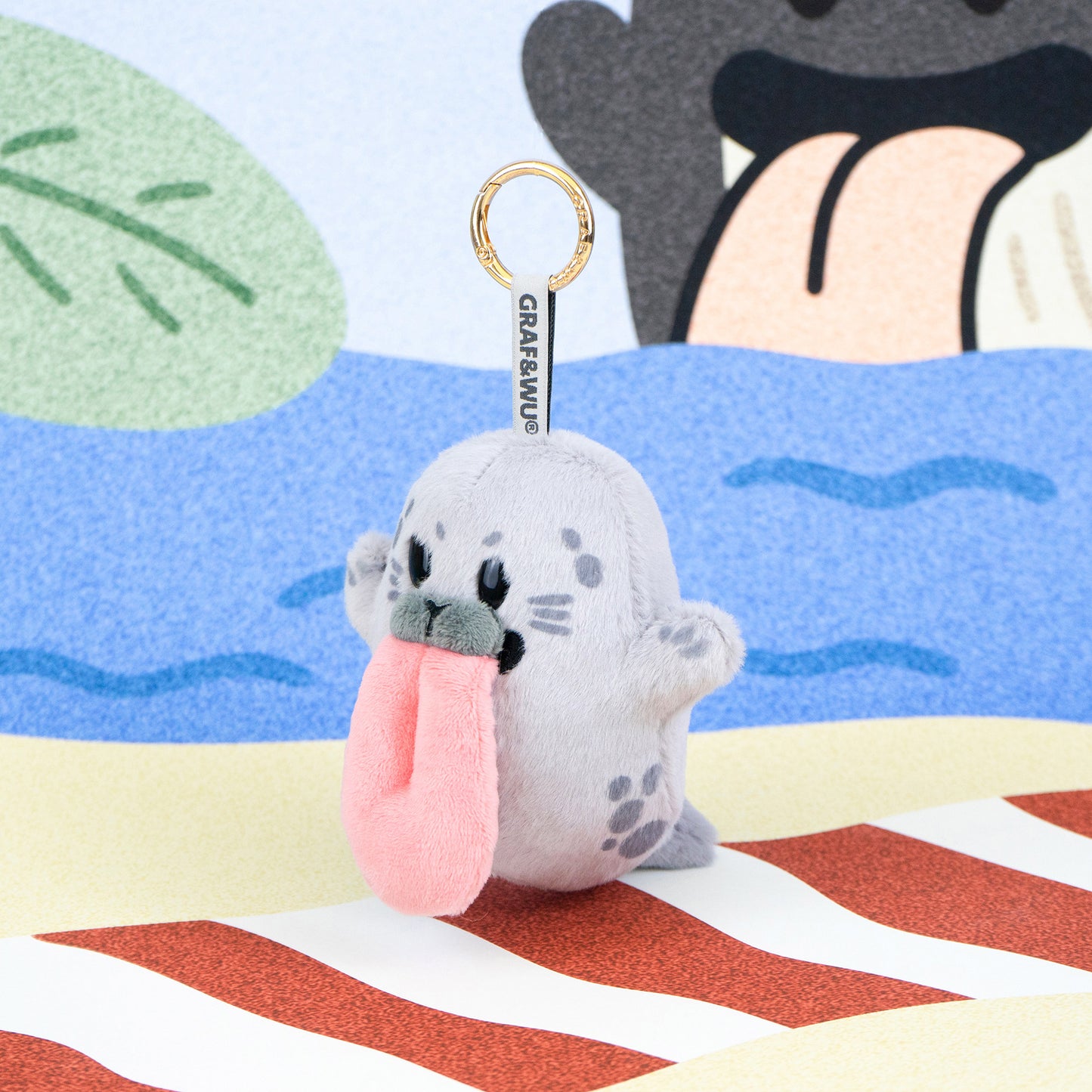 GRAF&WU Ocean Character Series Plush Bagcharm