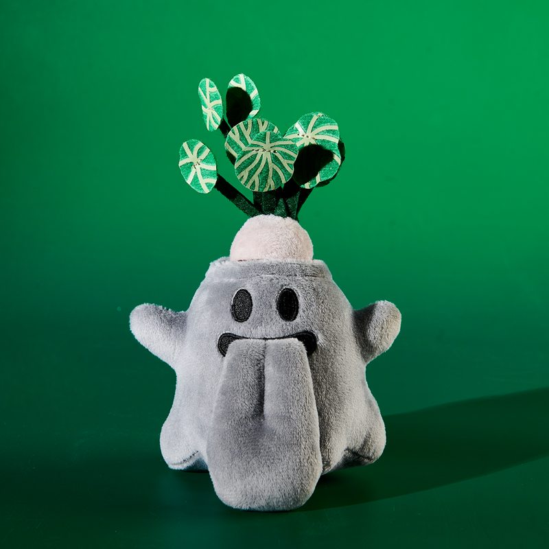 GRAF&WU Flower BooGhost Plush Bag Charm Cute Plant Ghost Hanging Decoration For Handbags And Backpacks
